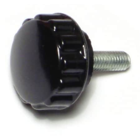 Midwest Fastener #10-32 x 7/8" Zinc Plated Steel Fine Thread Clamping Knobs 5PK 66682